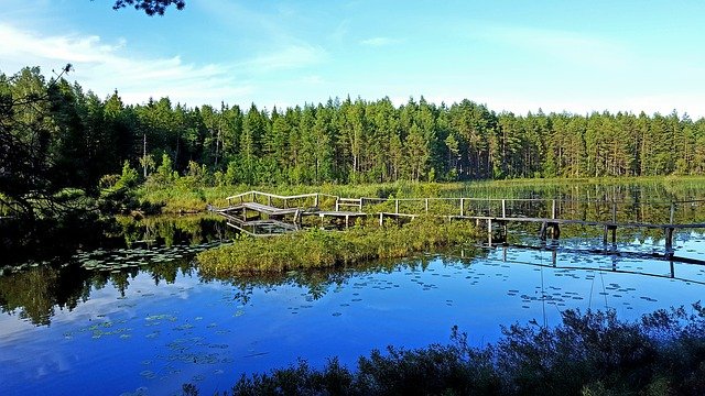 jezero ve Švédsku